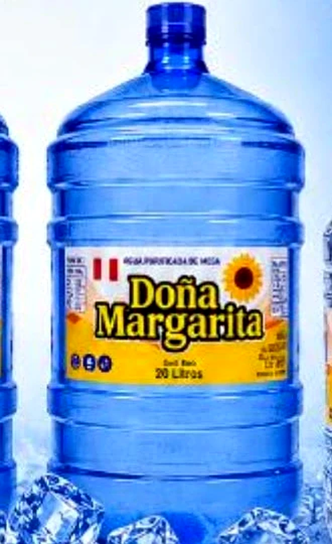 Bidón de agua Doña Margarita de 20 litros sin caño