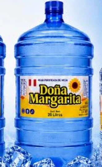 Bidón de agua Doña Margarita de 20 litros sin caño